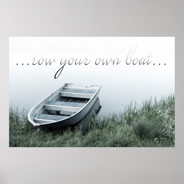 Poster votre propre motivation bateau (Devant)