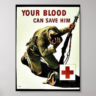 Poster Votre Sang Peut Le Sauver
