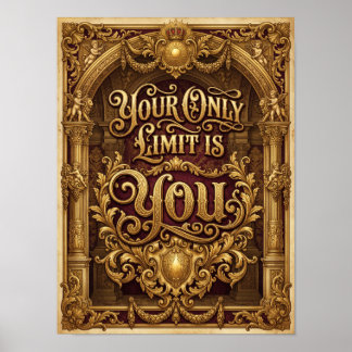 Poster votre seule limite est vous