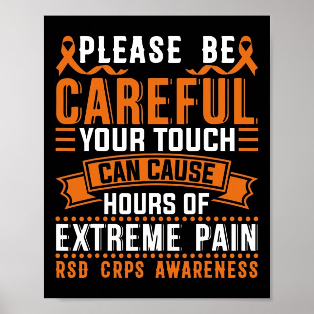 Poster Votre Touche Peut Provoquer Des Crps De Support De (Devant)