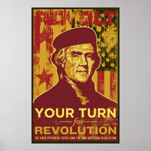 Poster Votre tour pour l'affiche de révolution