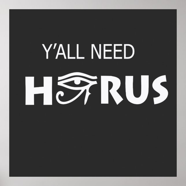 Poster Vous avez besoin de Horus (Devant)