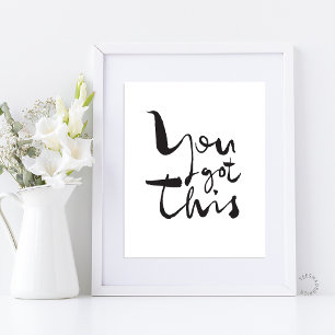 Poster Vous avez ça Minimaliste Motivation Inspiration
