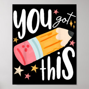 Poster Vous Avez Obtenu Ce Jour De Test Drôle Tests Ensei