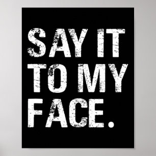 Poster Vous avez quelque chose à dire à mon visage Kamala