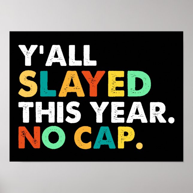 Poster Vous avez tous découpé cette année Pas de Casquett (Devant)