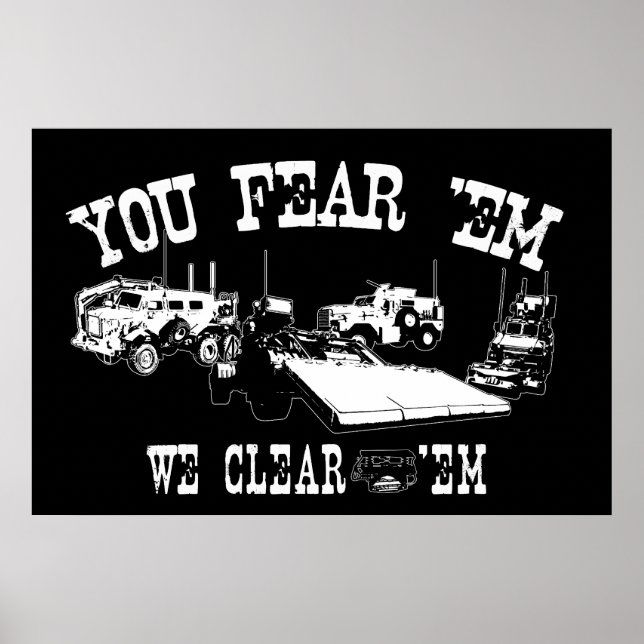 Poster Vous Craignez... Nous Effacons Em (Devant)