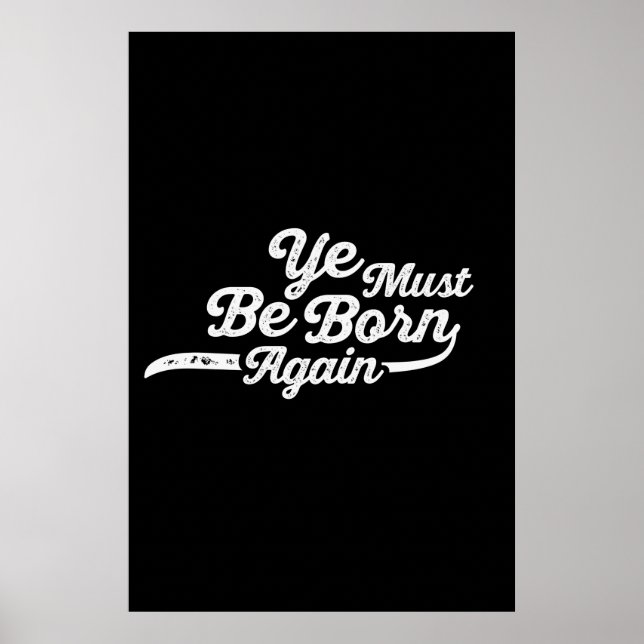 Poster Vous Devez Être Né À Nouveau (Devant)