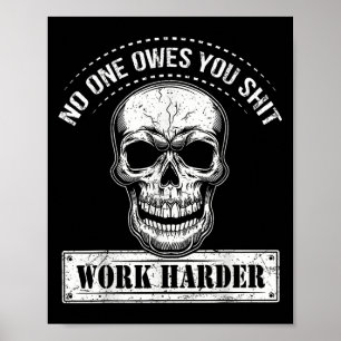 Poster Vous doit travailler plus fort Motivation drôle