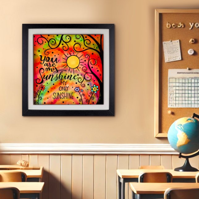 Poster "Vous êtes à moi. Sunshine" Génial (Créateur téléchargé)