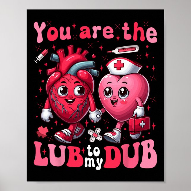 Poster Vous êtes La Lube À Mon Dub Infirmière Cvicu Valen (Devant)