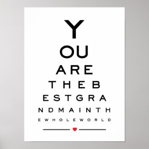 Poster Vous êtes la meilleure grand-mère du monde