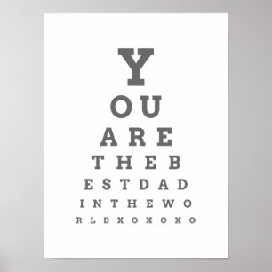 Poster Vous êtes le meilleur papa dans le diagramme
