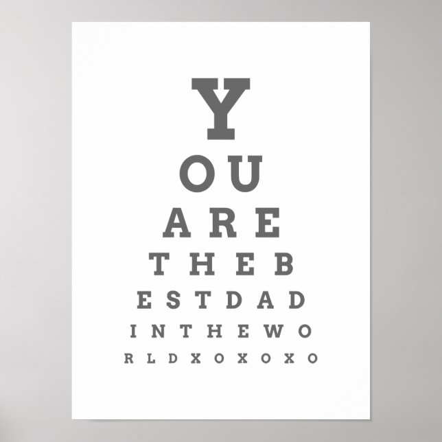 Poster Vous êtes le meilleur papa du monde (Devant)