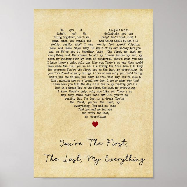 Poster Vous êtes le premier La Dernière chanson My Everyt (Devant)