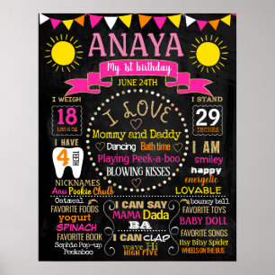 Poster Vous êtes mon panneau de signalisation de fête d'a