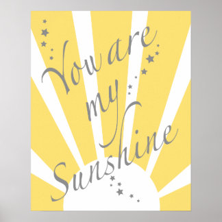 Poster Vous êtes mon soleil