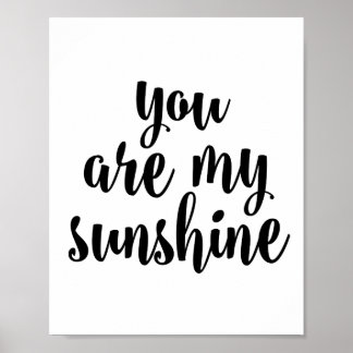 Poster Vous êtes mon soleil