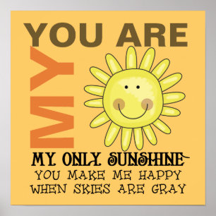 Poster Vous Êtes Mon Soleil