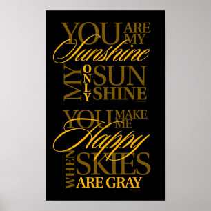 Poster Vous Êtes Mon Soleil