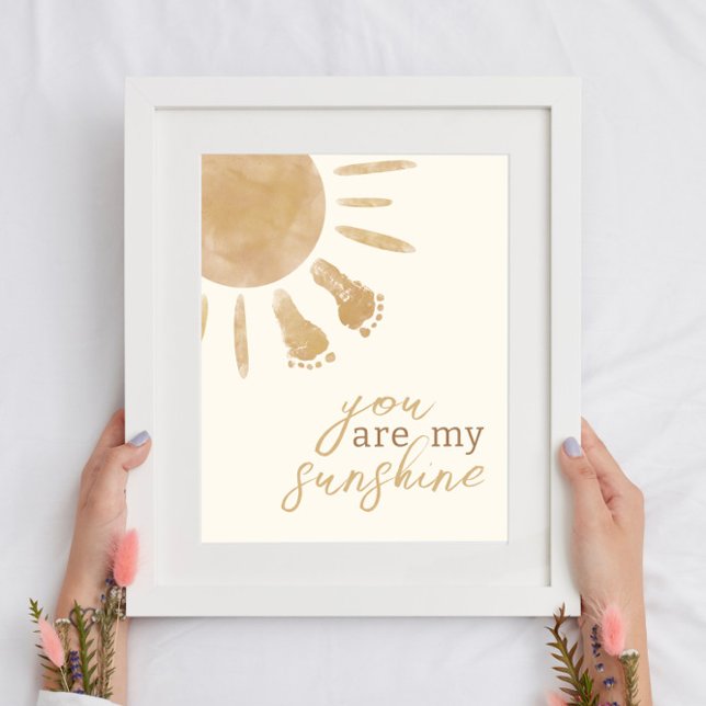 Poster Vous êtes mon Sunshine Sun Nursery Boho Decor (Créateur téléchargé)