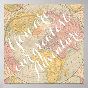 Poster Vous êtes notre plus grande chambre bébé de pépini