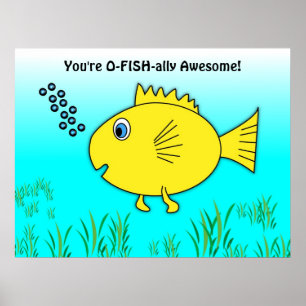 Poster Vous êtes O-Fish, Officiellement Un Poisson D'Oeil