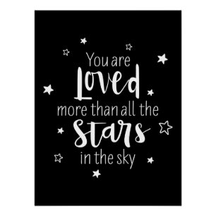 Poster Vous Êtes Plus Amoureux Que Toutes Les Étoiles Du