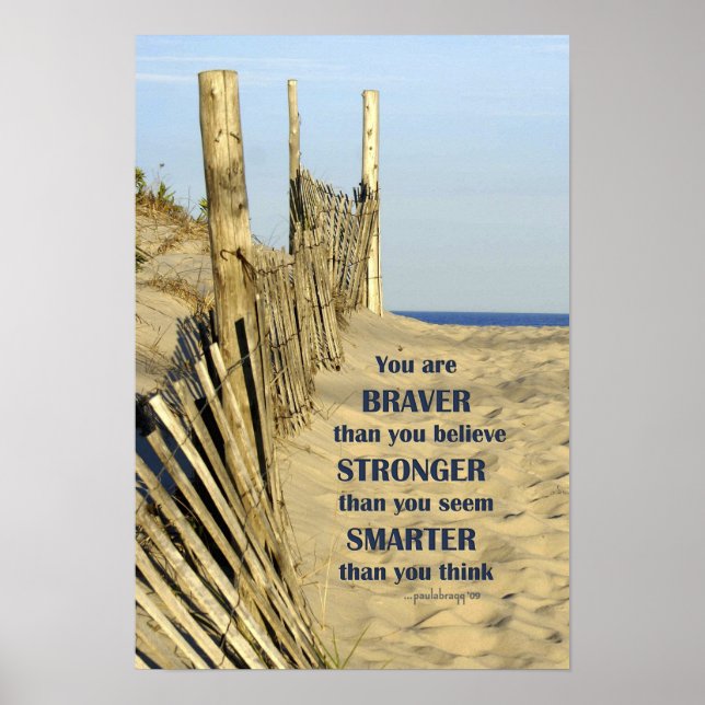 Poster Vous êtes plus courageux que vous ne croyez (Beach (Devant)