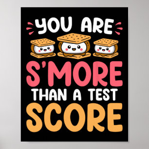 Poster Vous êtes plus qu'un score à un test - Test drôle