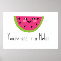 Vous êtes un dans un Melon Funny tirage à la plume