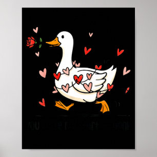Poster Vous faites battre mon cœur Honk Oie drôle de Sain