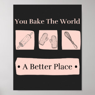 Poster Vous Faites Du Monde Un Meilleur Endroit Anniversa