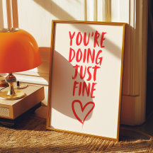 Vous faites très bien Art Print