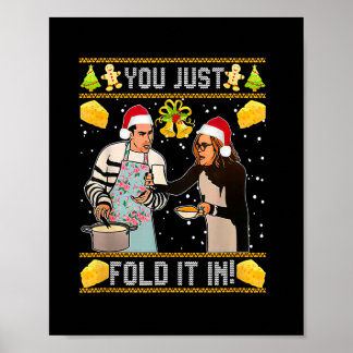 Poster vous le pliez juste à Noël