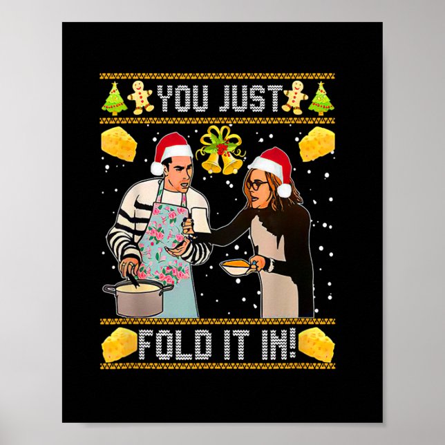 Poster vous le pliez juste à Noël (Devant)