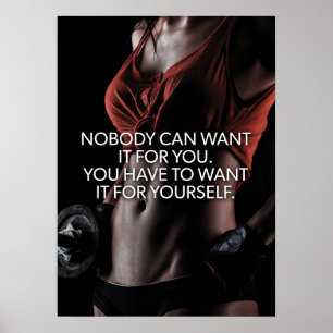 Poster Vous le voulez pour vous-même - Motivation de la s
