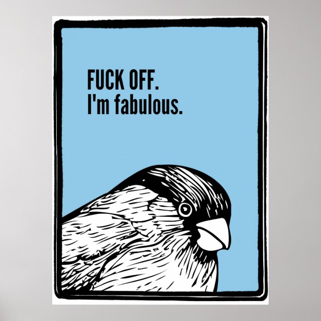 Poster Vous l'êtes vraiment, vous savez. (Devant)