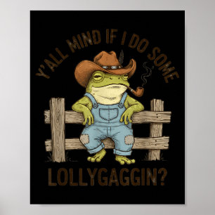 Poster Vous m'en voudrez si je fais quelques grenouilles