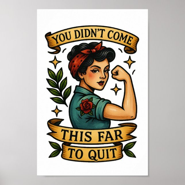 Poster "Vous n’êtes pas venus si loin pour quitter" Tatto (Devant)