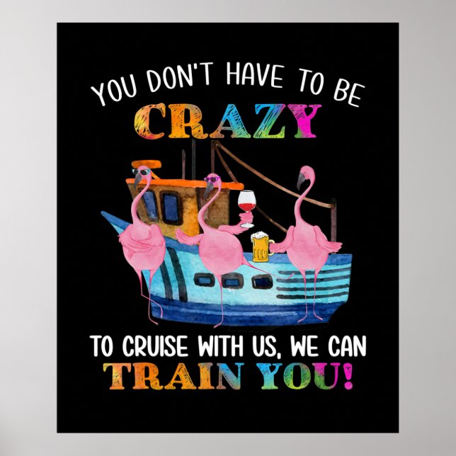 Poster Vous N'Avez Pas Besoin D'Être Fou Pour Nous Croise (Devant)