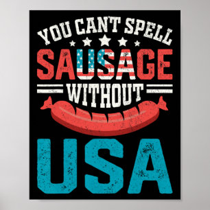 Poster Vous ne pouvez pas épeler la saucisse sans le Patr