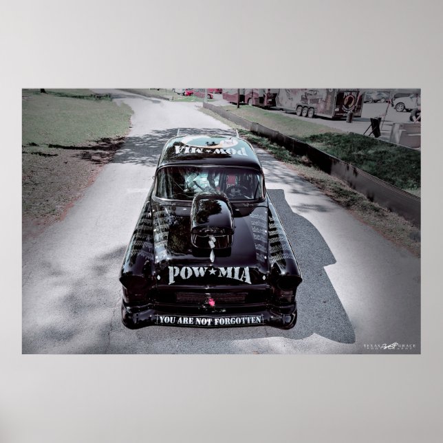 Poster Vous N'Êtes Pas Oublié 1955 POW-MIA Chevy (Devant)