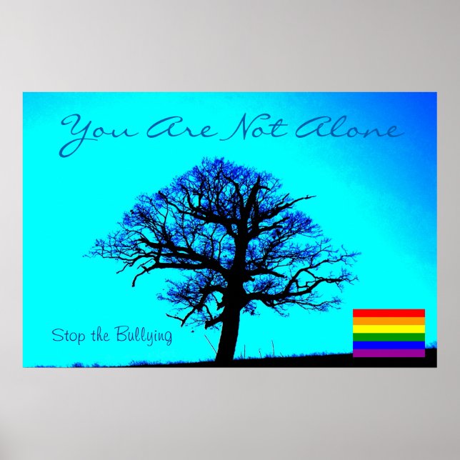 Poster Vous n'êtes pas seul/LGBT (Devant)