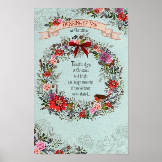 Poster vous pensez à noël (Devant)