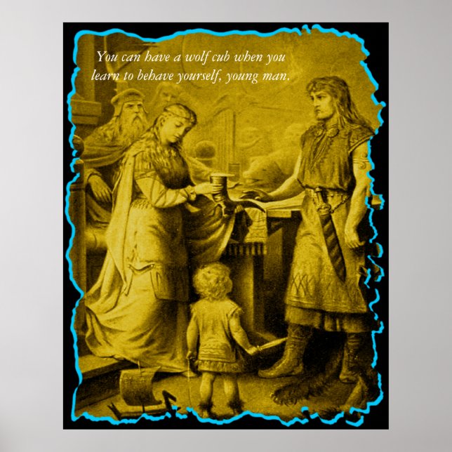 Poster Vous pouvez avoir un petit loup... (Devant)