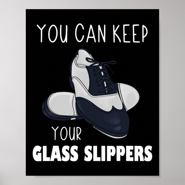 Poster Vous Pouvez Garder Vos Chaussons Gl Pied Stompe Ta (Devant)