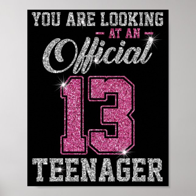 Poster Vous Recherchez Un Officiel 13 Adolescent (Devant)