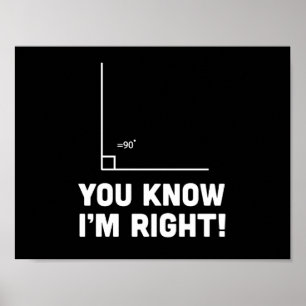 Poster Vous savez que j'ai raison