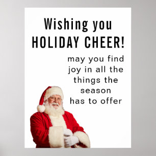 Poster Vous souhaite JOIE DE NOËL